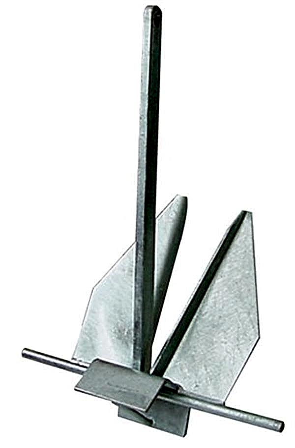Danforth tip çıpa, galvaniz 10Kg
