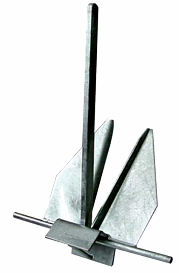 Danforth tip çıpa, galvaniz 30Kg