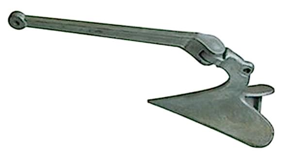 Pulluk tipi çıpa, galvaniz 7KG
