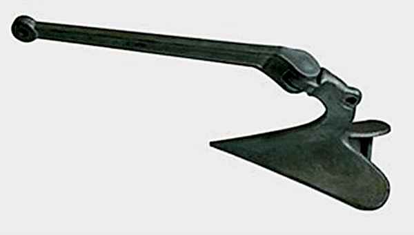 Pulluk tipi çıpa, galvaniz 27KG