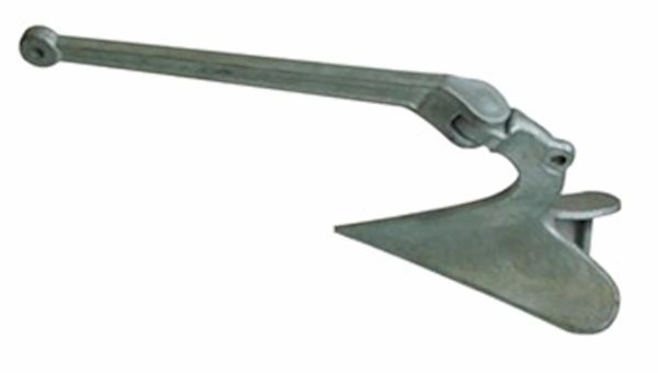 Pulluk tipi çıpa, galvaniz 50KG