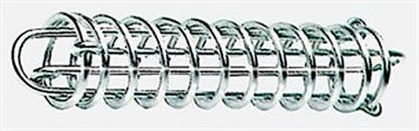 İskele halatı esneticisi  galvaniz 10X340MM