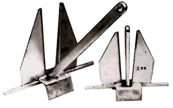Danforth tipi çıpa, galvaniz 2,5KG