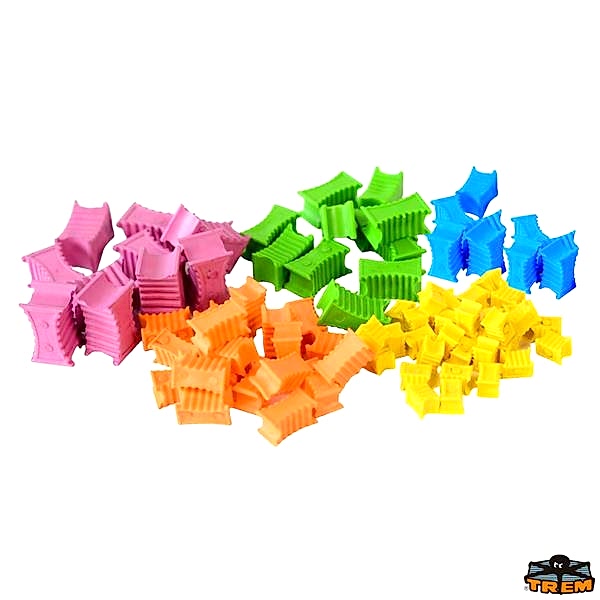 Trem Zincir İşaretleme Kiti. Pembe 12mm