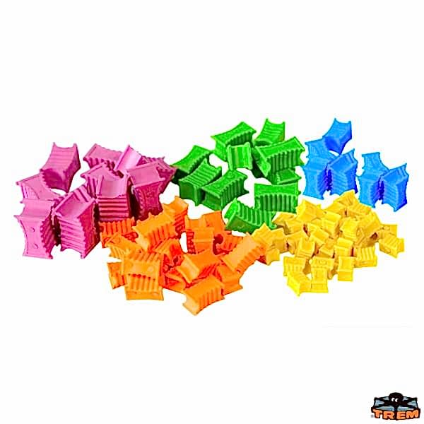 Trem Zincir İşaretleme Kiti. Mavi 8mm