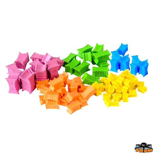 Trem Zincir İşaretleme Kiti. Mavi 10mm
