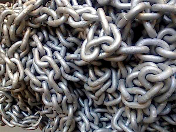 FORCE Kalibreli Baklalı Galvaniz Zincir DIN766 Ø12m