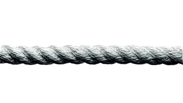 Polyester örgü halat, beyaz, 6mm