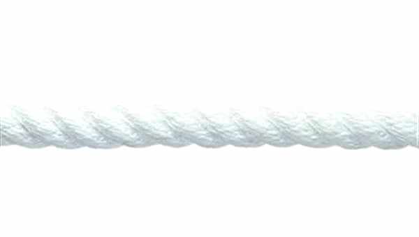 Polyester örgü halat, beyaz, 18mm