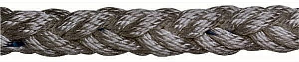 Beyaz polyester 8 kollu halat, 12mm