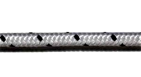 Polyester halat,  beyaz üzeri mavi, 14mm