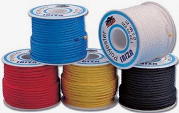 Trem polyester örgü halat KIRMIZI 3MMX20MT