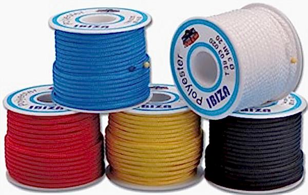 Trem polyester örgü halat BEYAZ 3MTX20MT