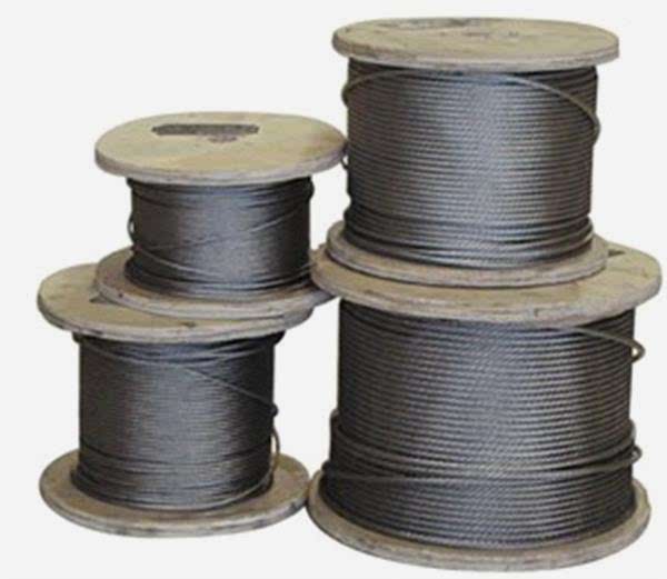 AISI 316 paslanmaz çelik halat 3MM
