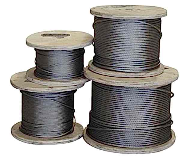 AISI 316 paslanmaz çelik halat 8MM