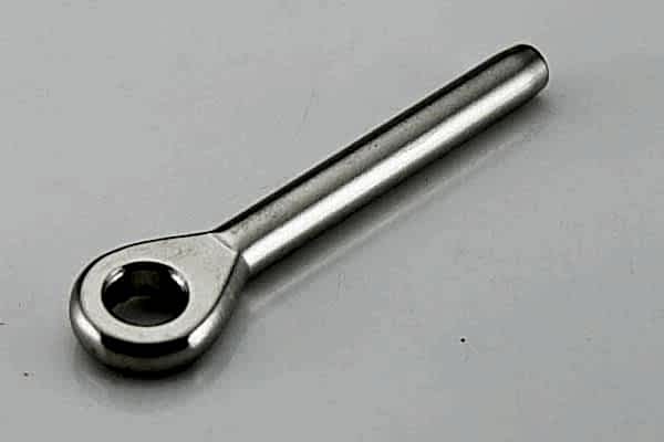 GÖZ TERMİNAL, PASLANMAZ ÇELİK, 8MM