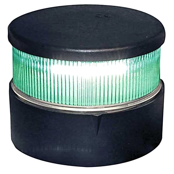 Aqua Signal 34 Serisi 360 Yeşil LED seyir feneri 12/24V Siyah