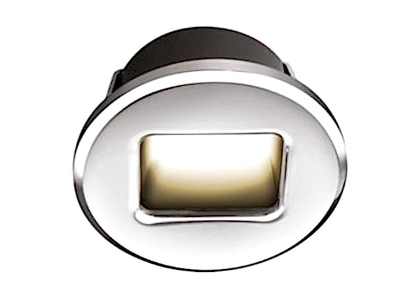 Ember Led Merdiven Lambası Kırmızı Tip:Yuvarlak, Parlak krom 45 mm