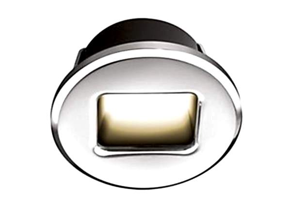 Ember Led Merdiven Lambası Kırmızı Tip:Yuvarlak, Altın sarısı 45 mm
