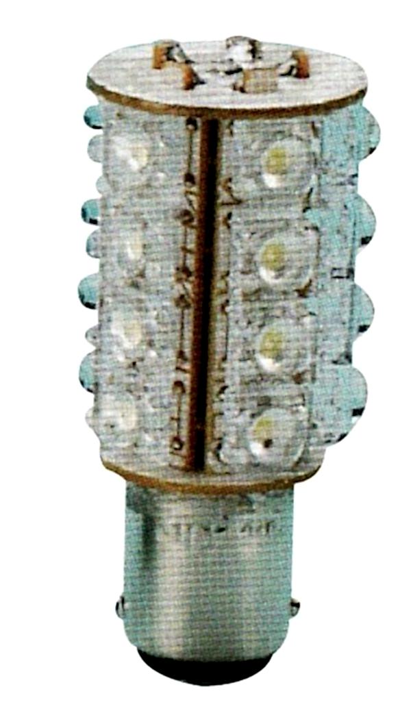 Led ampul 20ledli 12v/130a 1.6w çapraz tip