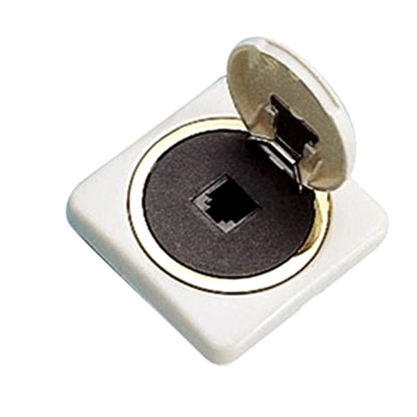 Telefon prizi 12V/24V gri