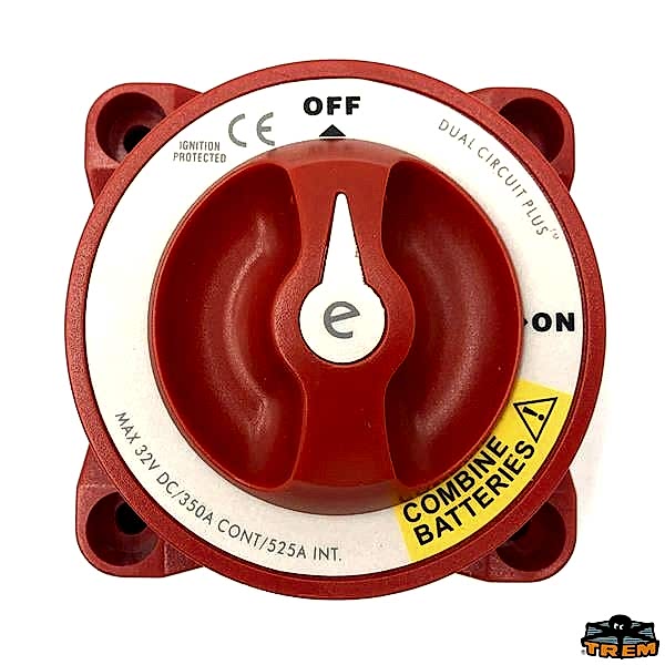 T-Power Dual Circuit Akü Şalteri 32V/350A