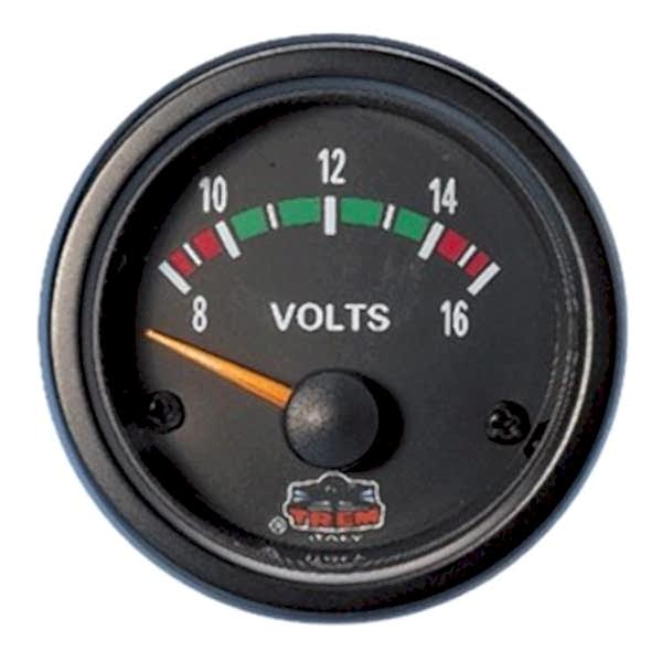 TREM VOLTMETRE 12V 8-16V ARASI SİYAH