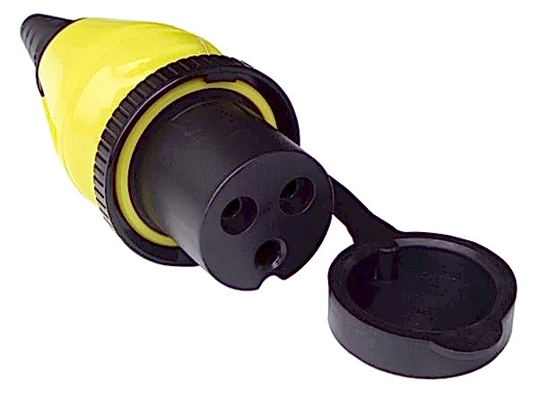 Plug 16A/250Vac (2p/3w) for Power Inlet 16A