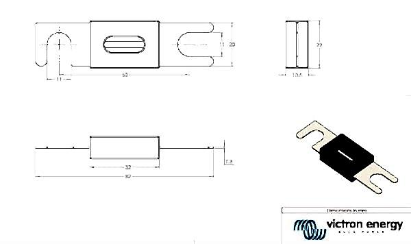 ANL Fuse 300A/80V For 48V (1 Pcs)