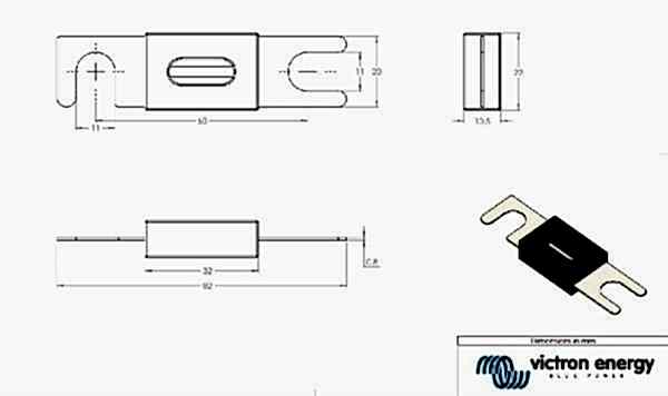ANL Fuse 300A/80V For 48V (5 PCS)
