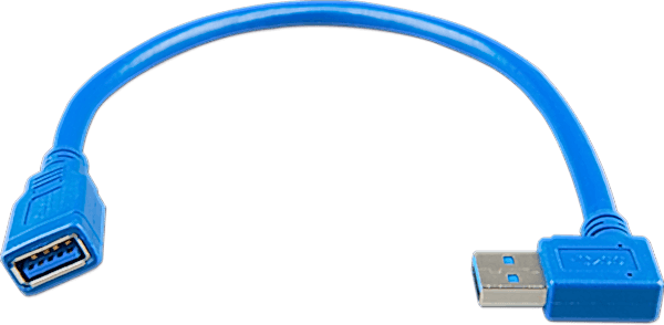USB UZATMA KABLOSU 0,3 MT YANDAN AÇILI