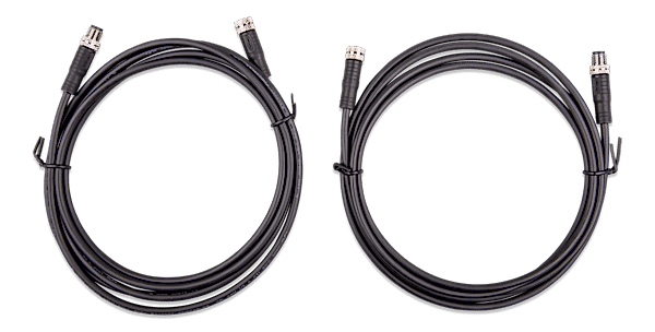 MALE TO FEMALE 3 POLE CABLE 1M (BAG OF 2) (M8)