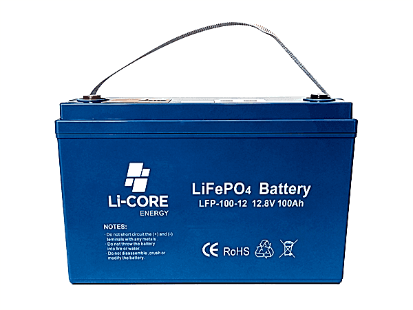 Li-Core LiFePO4 12.8V/100Ah Lityum Akü - Smart