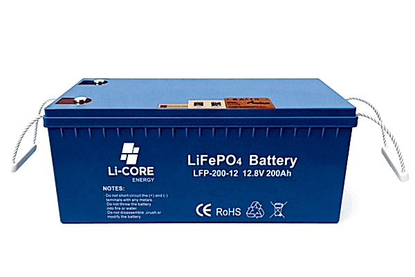 Li-Core LiFePO4 12.8V/200Ah Lityum Akü - Smart