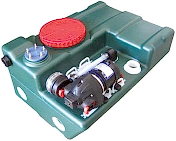 TATLI SU SİSTEMİ 12V HİDROFOR - 100 L PLS.TANK