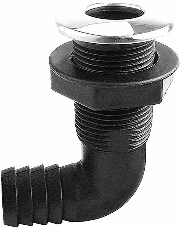 Plastik Firar, 90°. Pasl.Çelik Kafalı 5/8"