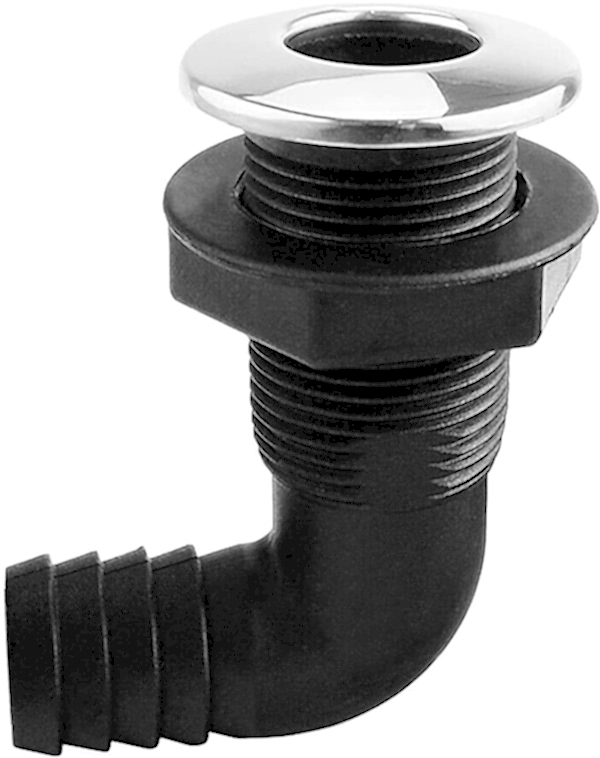Plastik Firar, 90°. Pasl.Çelik Kafalı 3/4"