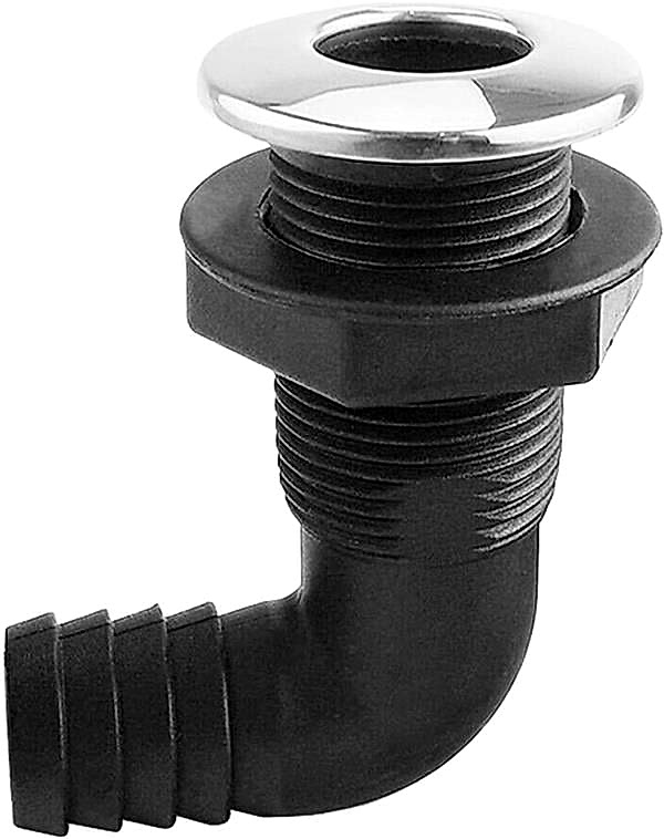 Plastik Firar, 90°. Pasl.Çelik KafalıI 1.1/2"
