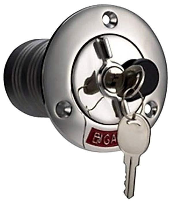 Paslanmaz Çelik Kilitli Dolum ağzı 38mm