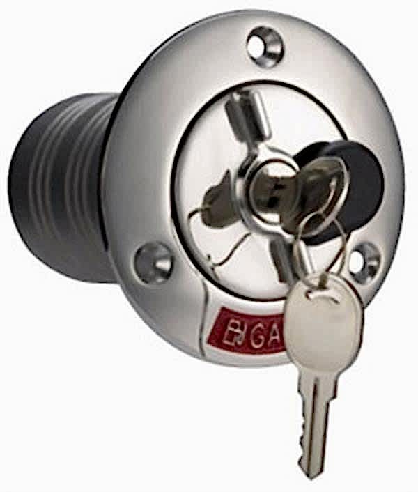 Paslanmaz Çelik Kilitli Mazot Dolum ağzı 50mm