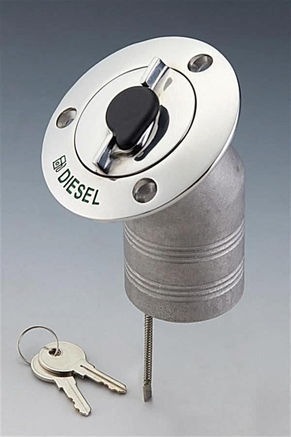 Dolum Ağzı Paslanmaz Çelik, 38mm, 30°açılı, mazot