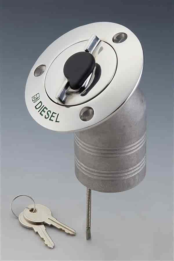 Dolum Ağzı Paslanmaz Çelik, 50mm, 30°açılı, mazot