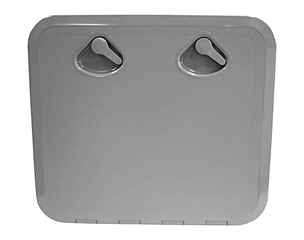 Plastik Gömme Kapak 460X525mm, Gri