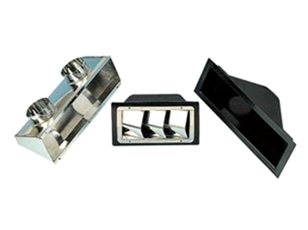 Havalandırmalar için kollektör kutu 76mm abs - sağ