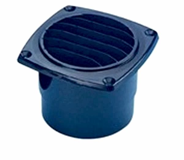 Plastik havalandırma siyah 76mm