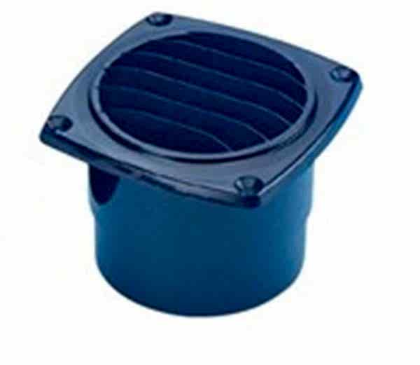 Plastik havalandırma siyah 102mm