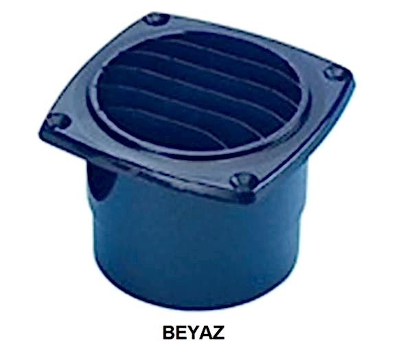 Plastik havalandırma beyaz 102mm