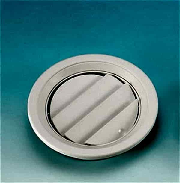 PLASTİK HAVA ÇIKIŞ MENFEZİ BEYAZ Ø190MM