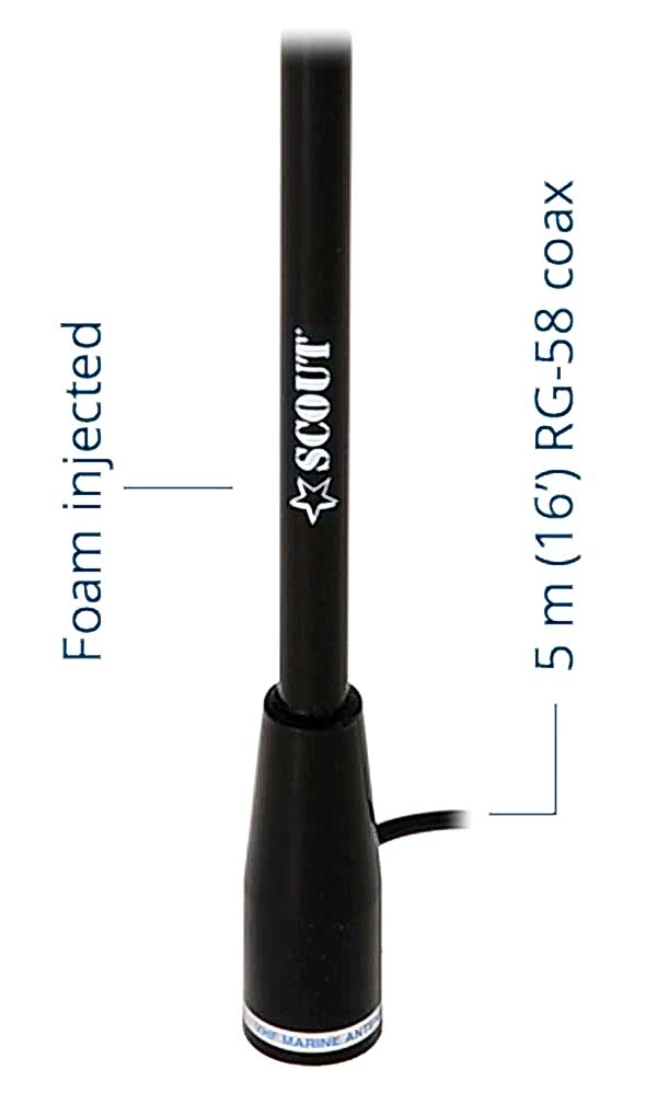 KS-22 VHF Fiberglas Anten 1,5 m