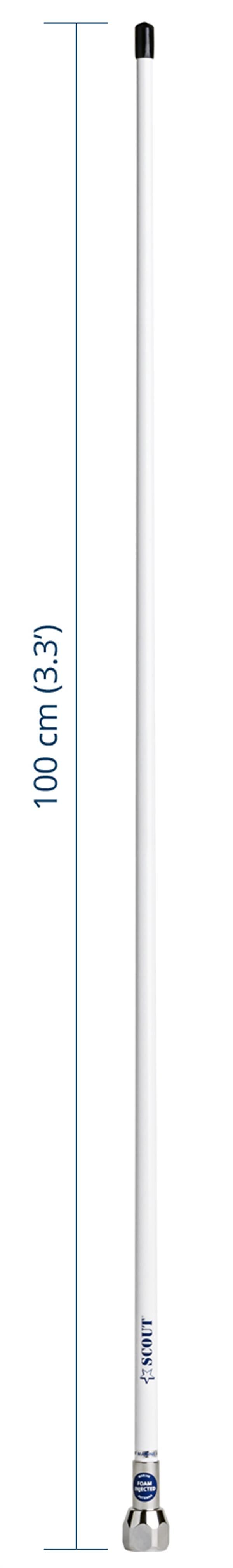 Scout -Quick 1- Vhf Anteni, Fiberglass 1 Mt